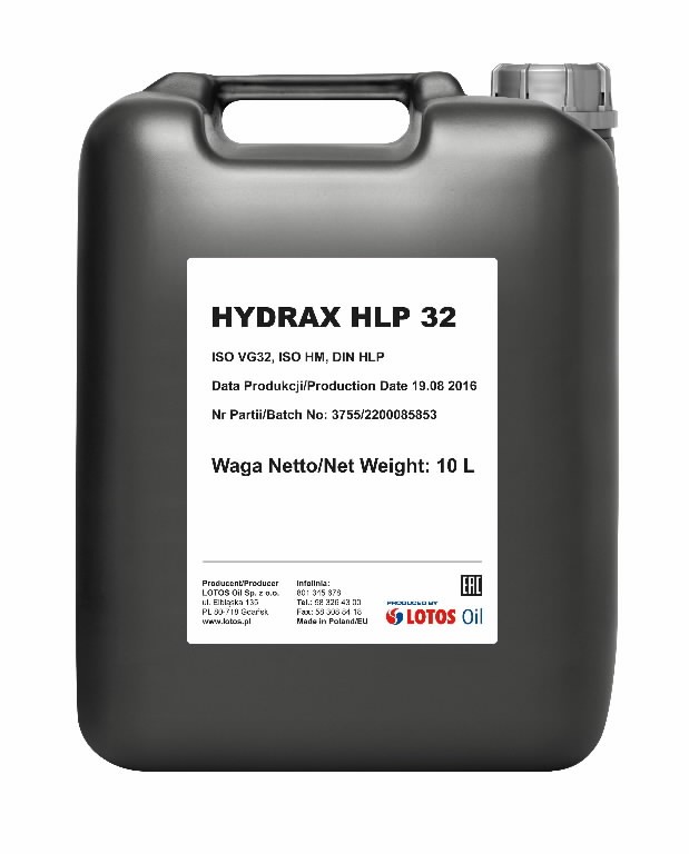 Hidraulikas eļļa HYDRAX HLP 32 10L
