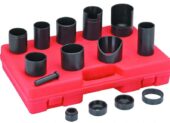14 pc Set of devices for changing the trapezium ball joints and silentblocks (SK66958) - SK66958 salidzini kurpirkt cenas