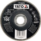 FLAP DISC- REGULLAR125mm P40 (YT-83272) - YT-83272 salidzini kurpirkt cenas