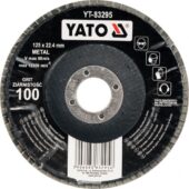 FLAP DISC- DEPRESSED 125mm P40 (YT-83292) - YT-83292 salidzini kurpirkt cenas