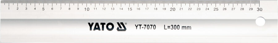 ALUMINIUM RULER 300MM (YT-7070) - YT-7070 salidzini kurpirkt cenas