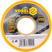 1-piece PTFE Seal Tape 15Mx19MMx0.2MM (75202) - 75202 salidzini kurpirkt cenas
