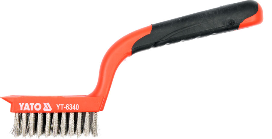 Wire Brush With Plastic Handle (YT-6340) - YT-6340 salidzini kurpirkt cenas