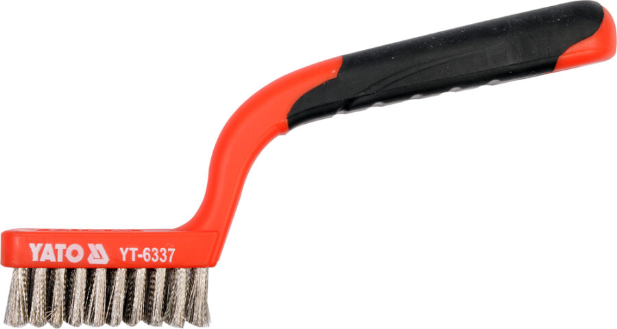 Wire Brush With Plastic Handle (YT-6337) - YT-6337 salidzini kurpirkt cenas