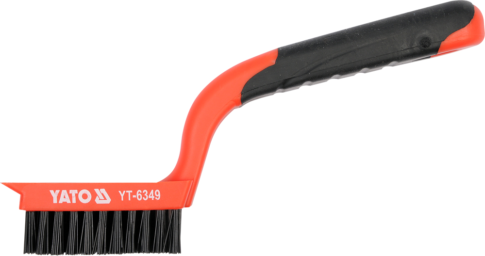 Wire Brush With Plastic Handle (YT-6349) - YT-6349 salidzini kurpirkt cenas