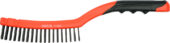 Plastic handle wire brush 3 rows (YT-6330) - YT-6330 salidzini kurpirkt cenas