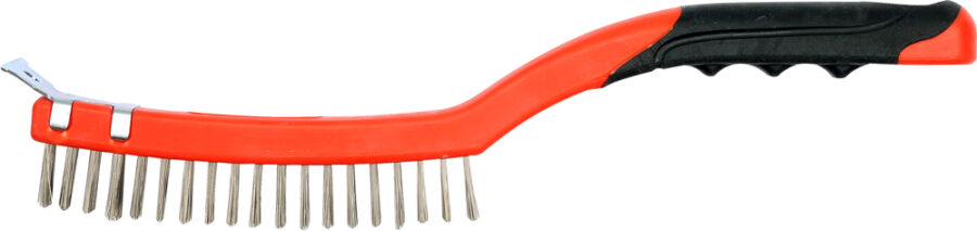 Wire Brush With Plastic Handle (YT-6336) - YT-6336 salidzini kurpirkt cenas