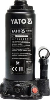 Hydraulic Bottle Jack 8T (YT-17003) - YT-17003 salidzini kurpirkt cenas