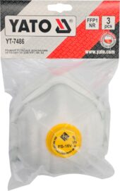 Respirators ar vārstu - FFP1 - 3.gab (YT-7486) - YT-7486 salidzini kurpirkt cenas