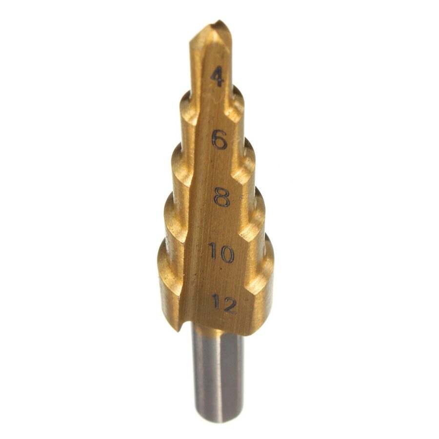 Step Drill | titanium-coated | Ø 4 - 12 mm (EB-4342) - EB-4342 salidzini kurpirkt cenas