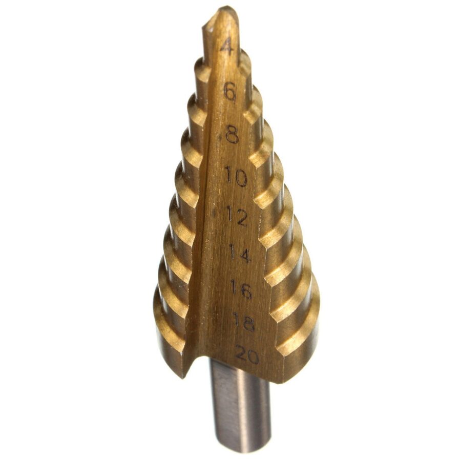 Step Drill | titanium-coated | Ø 4 - 20 mm (EB-4343) - EB-4343 salidzini kurpirkt cenas