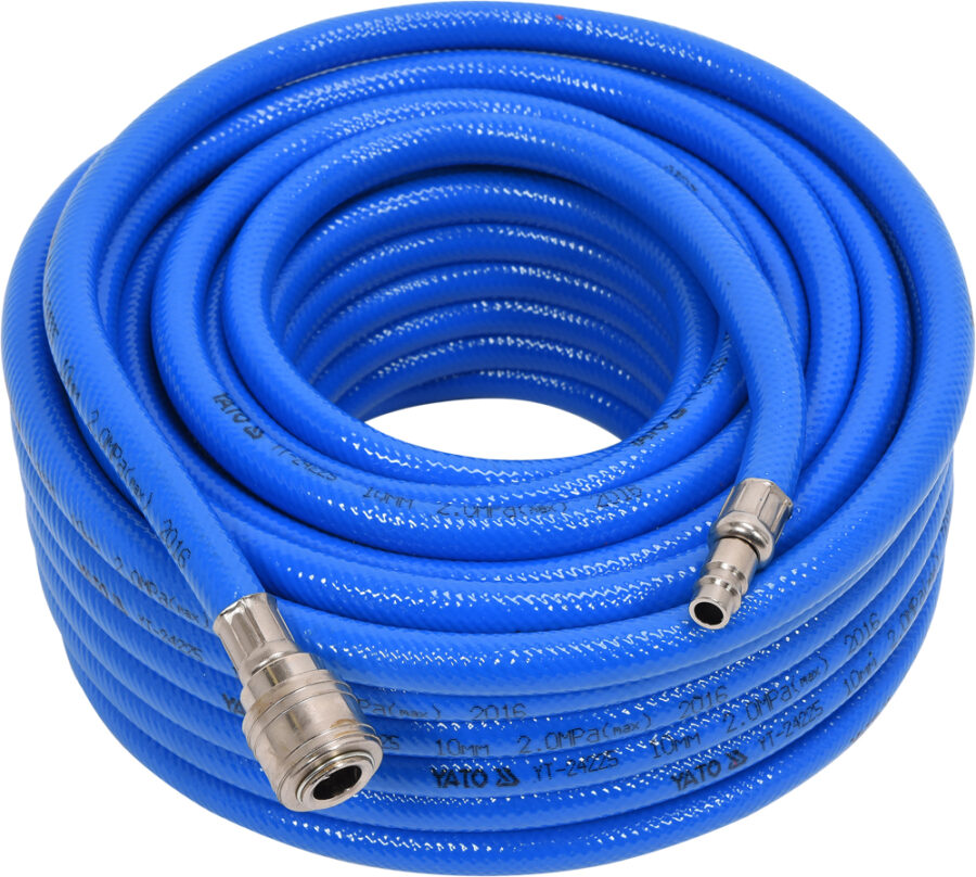 AIR HOSE PVC WITH COUPLING 10mm x 20m