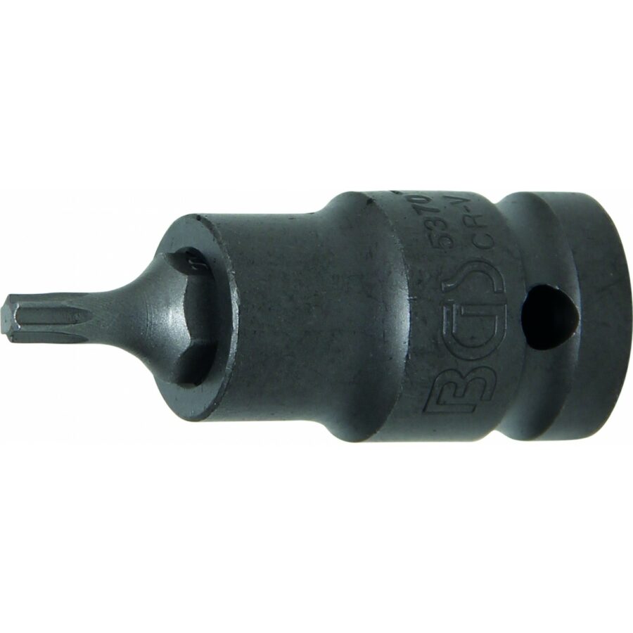 Impact Bit Socket | 12.5 mm (1/2") drive | T-Star (for Torx) T25 (5370) - 5370 salidzini kurpirkt cenas