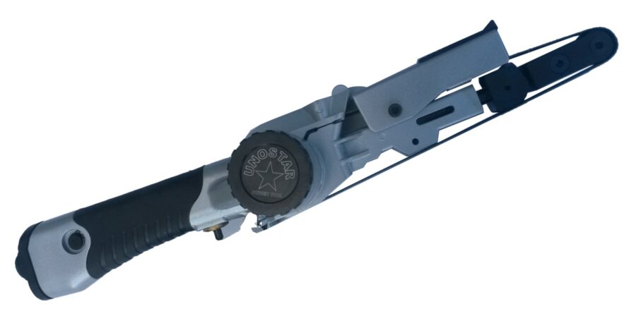 AIR BELT SANDER WITH ADJUSTABLE ARM FOR TUBE (20x520mm (US-NBS2052A) - US-NBS2052A salidzini kurpirkt cenas