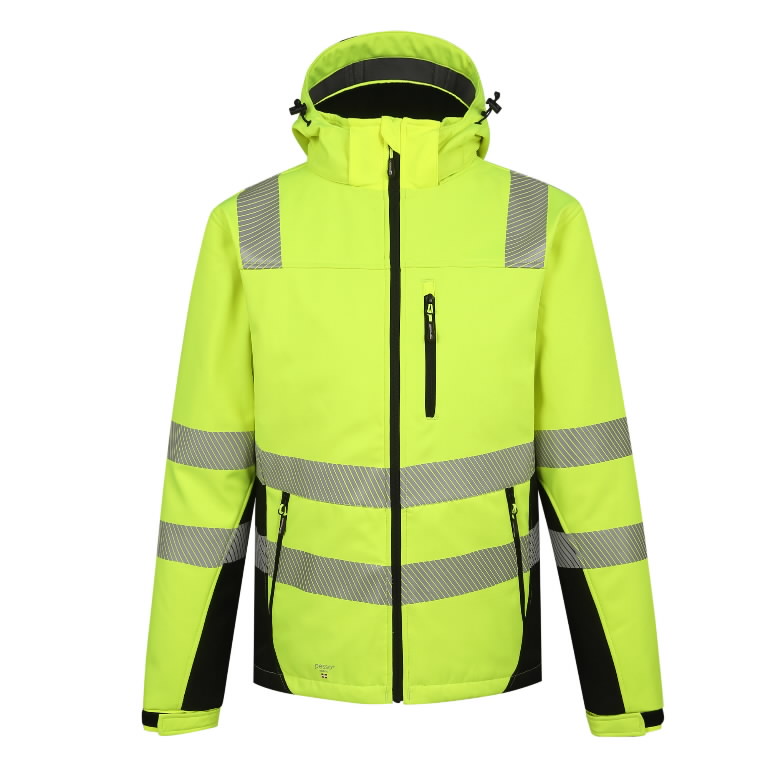 Hi-Vis ziemas softshell jaka Calgary