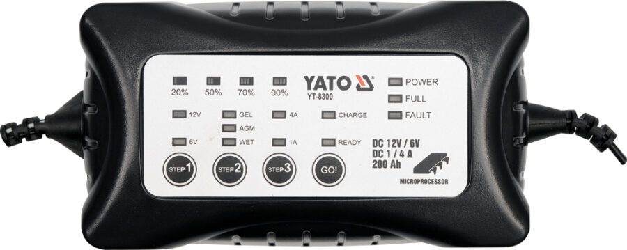 DIGITAL BATTERY CHARGER 4A (YT-8300) - YT-8300 salidzini kurpirkt cenas