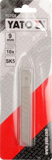 SPARE BLADE FOR UTILITY KNIFE 9MM (YT-7528) - YT-7528 salidzini kurpirkt cenas