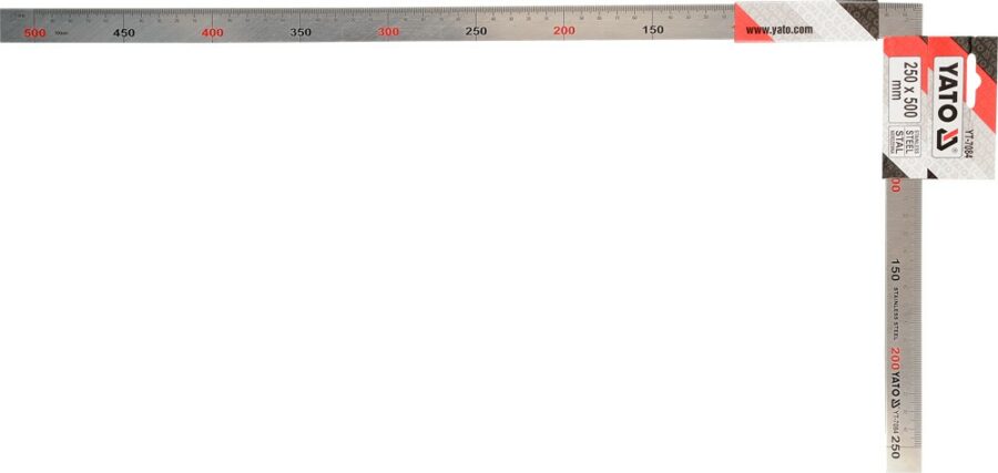 STAINLESS STEEL SQUARE  250 x 500 mm (YT-7084) - YT-7084 salidzini kurpirkt cenas