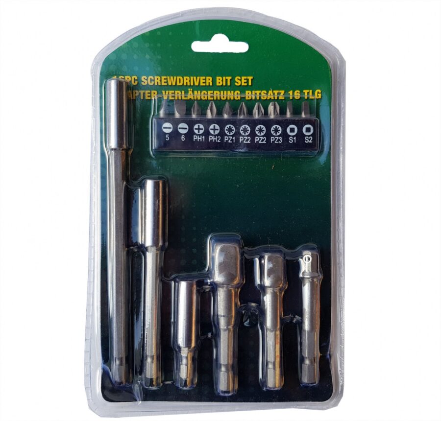 16pcs screwdriver bit set (SB16) - SB16 salidzini kurpirkt cenas