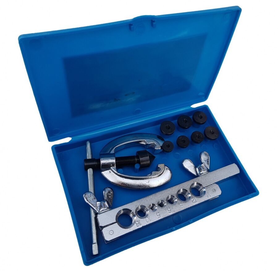 Double Flaring Tool Kit | Mixed sizes | 4.75 - 10 mm | 9 pcs (ES-3060M) - ES-3060M salidzini kurpirkt cenas