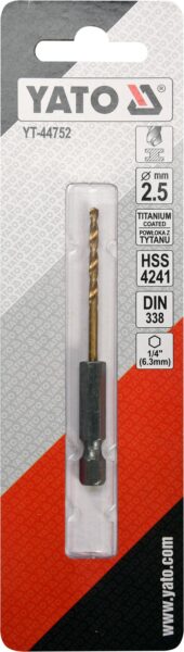 METAL DRILL WITH HEX SHANK 2