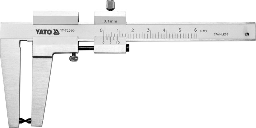 Slide caliper for the brake disks 0-60mm (YT-72090) - YT-72090 salidzini kurpirkt cenas
