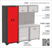 High Workshop Cabinet | 66 x 45.7 x 200 cm (YT-08931) - YT-08931 salidzini kurpirkt cenas