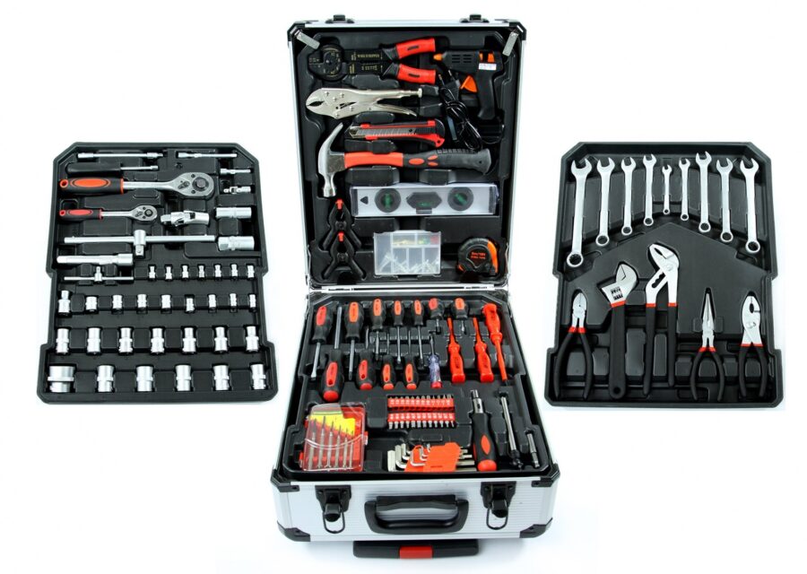 Tool Set in Aluminium Case | 187 pcs. (SK58280) - SK58280 salidzini kurpirkt cenas