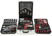 Tool Set in Aluminium Case | ratchet wrenches | 188 pcs. (SK58288) - SK58288 salidzini kurpirkt cenas