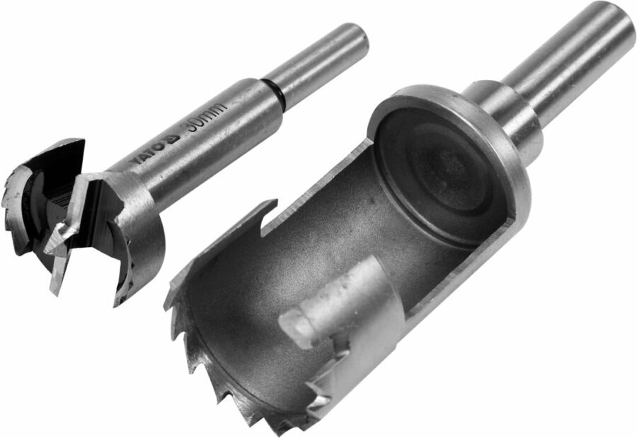 Forstner drill bit and drill bit for knots | 30 mm | 2 pcs. (YT-33833) - YT-33833 salidzini kurpirkt cenas