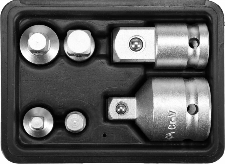 Socket wrench adapter set | 6 pcs. (YT-10671) - YT-10671 salidzini kurpirkt cenas