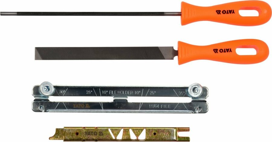 Chain sharpening kit | 4.5 mm | 4 pcs. (YT-85041) - YT-85041 salidzini kurpirkt cenas