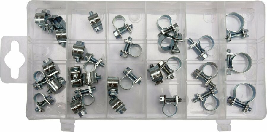 Set of bolted clamps | 30 pcs. (YT-06783) - YT-06783 salidzini kurpirkt cenas