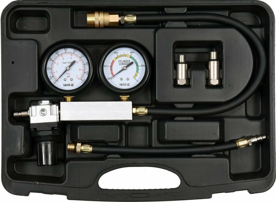 Set for measuring cylinder leaks (YT-73055) - YT-73055 salidzini kurpirkt cenas