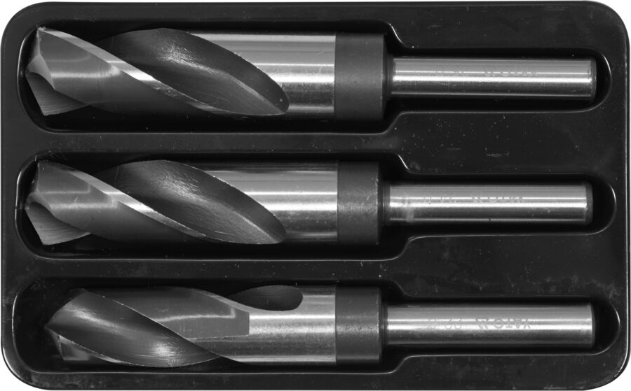 Set of drill bits for metal | 22 - 24 - 25 mm | 3 pcs. (YT-44626) - YT-44626 salidzini kurpirkt cenas