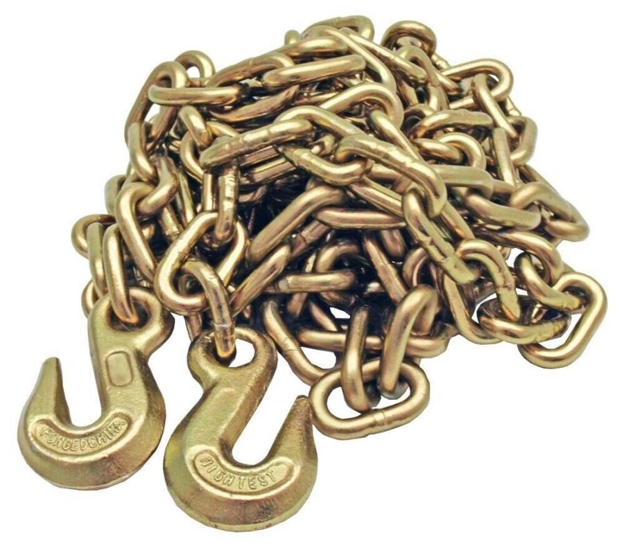 Chain and grab hook 3/8" | 270 cm (8P107) - 8P107 salidzini kurpirkt cenas