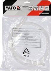 Plastic welding rods | (PE) | 2.5X5 mm | 5х1m / 5 pcs (YT-82304) - YT-82304 salidzini kurpirkt cenas