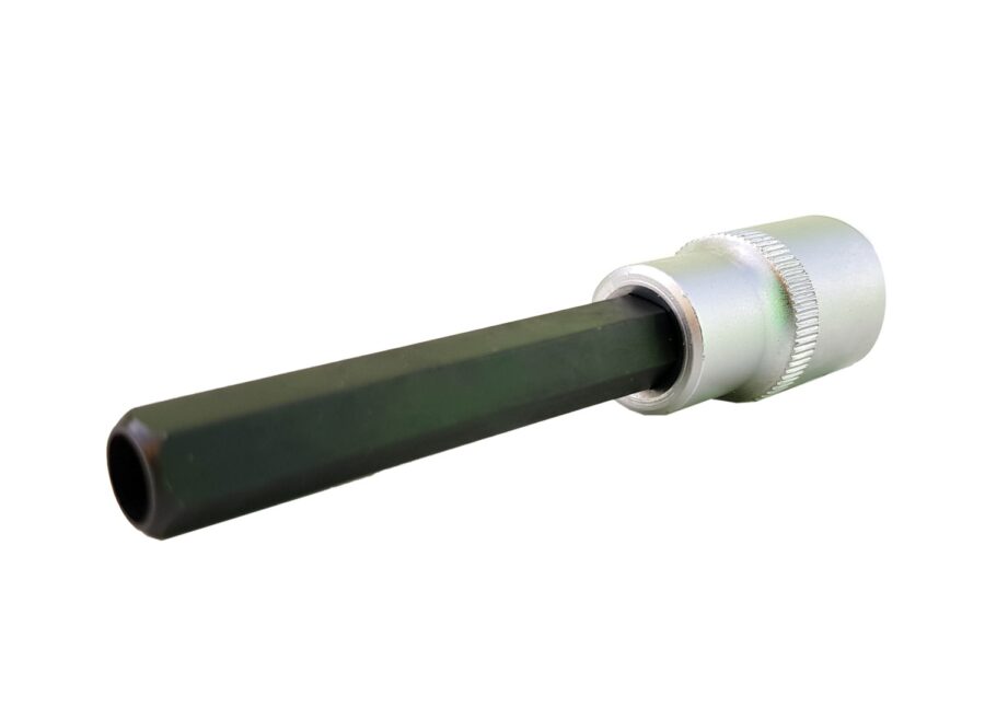 Injector Socket | 100 mm long | 12.5 mm (1/2") drive | internal Hexagon 10 mm (H10100) - H10100 salidzini kurpirkt cenas