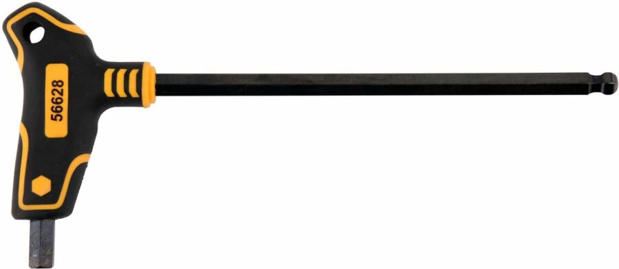 L tipo atsuktuvas HEX su rankena | šarnyrinis | 10 mm (56628) - 56628 salidzini kurpirkt cenas
