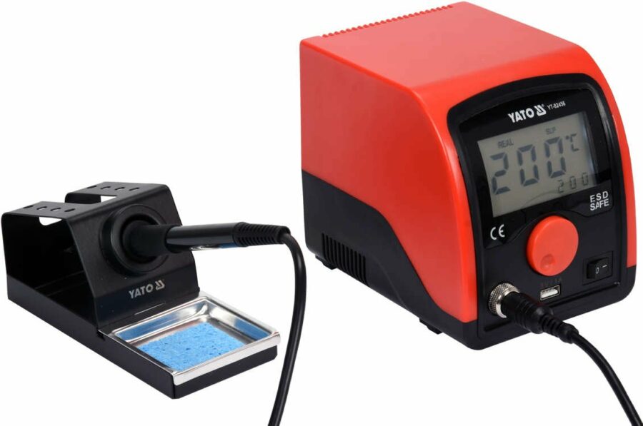 SOLDERING STATION 3.5 LCD TIP 900M 75W (YT-82456) - YT-82456 salidzini kurpirkt cenas