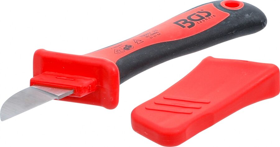 VDE Cable Knife with Slip Protection (7965) - 7965 salidzini kurpirkt cenas