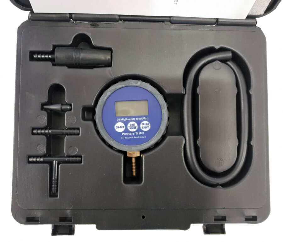 Vacuum and fuel pressure gauge | digital (D002) - D002 salidzini kurpirkt cenas