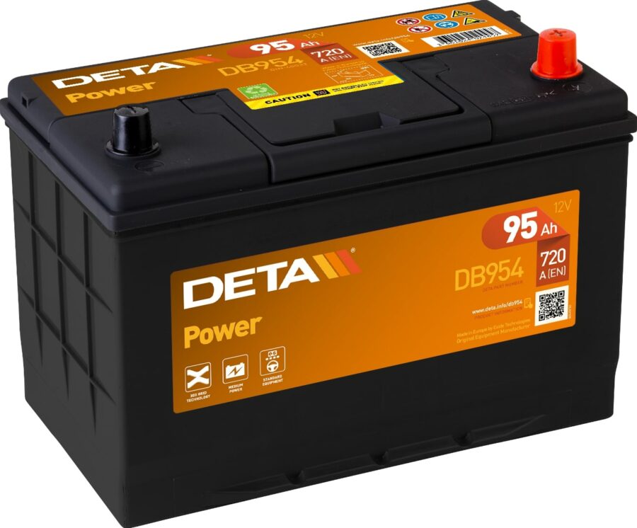 Akumulators DETA POWER - 12V - 95  Ah - 3661024024457