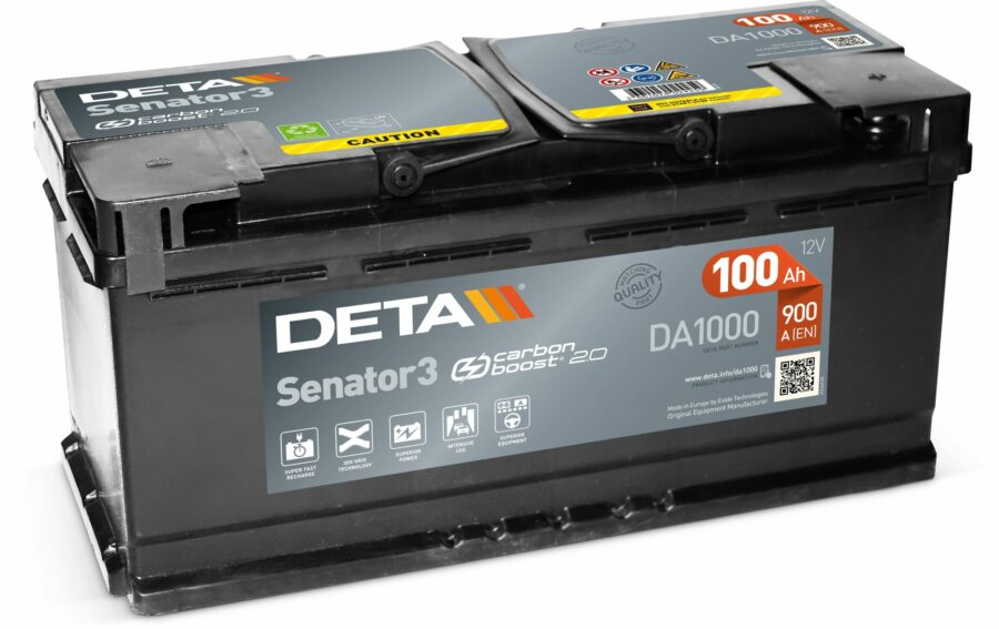 Akumulators DETA SENATOR - 12V - 100 Ah - 3661024024259
