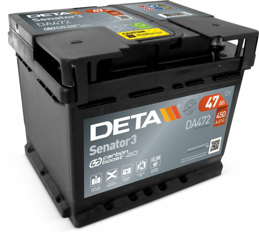Akumulators DETA SENATOR - 12V - 47  Ah - 3661024024266