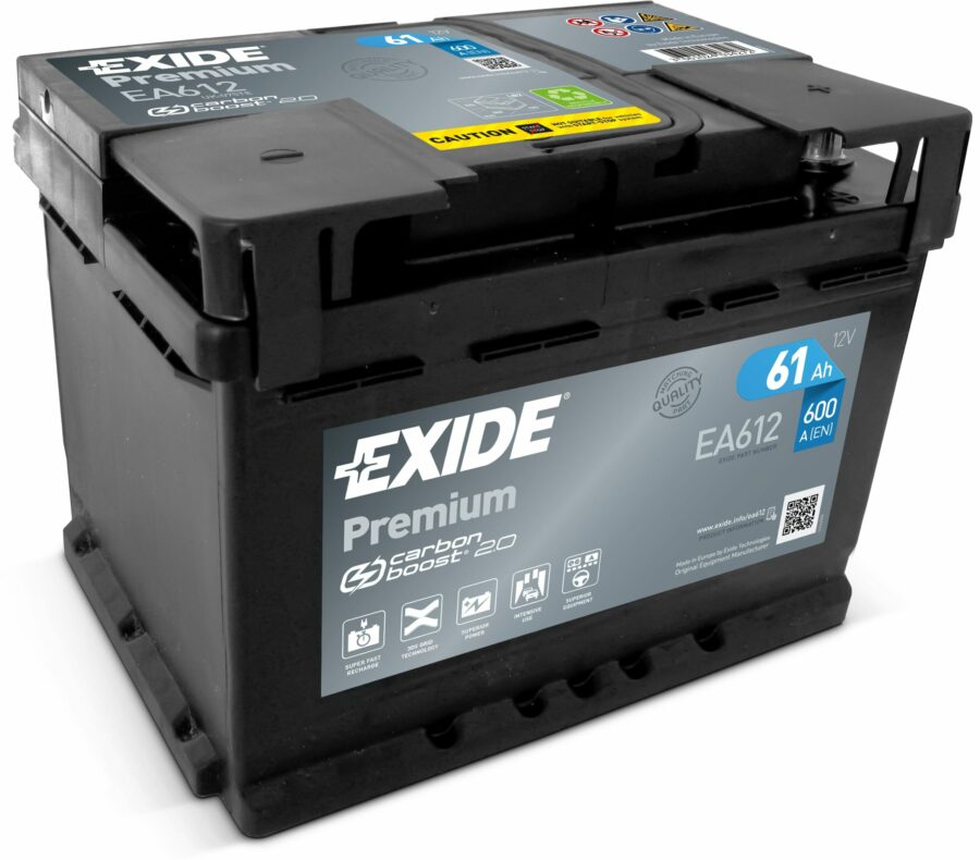 Akumulators EXIDE - 12V - 61  Ah - 3661024034272