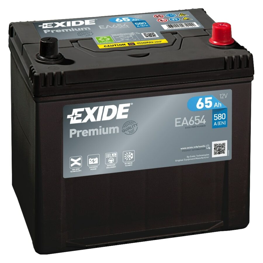 Akumulators EXIDE - 12V - 65  Ah -