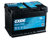 Akumulators EXIDE - 12V - 75  Ah Zele - 3661024035699