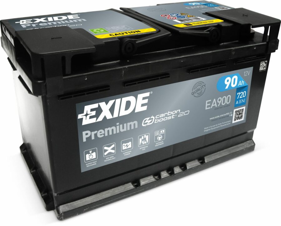 Akumulators EXIDE - 12V - 90  Ah min - 3661024036450