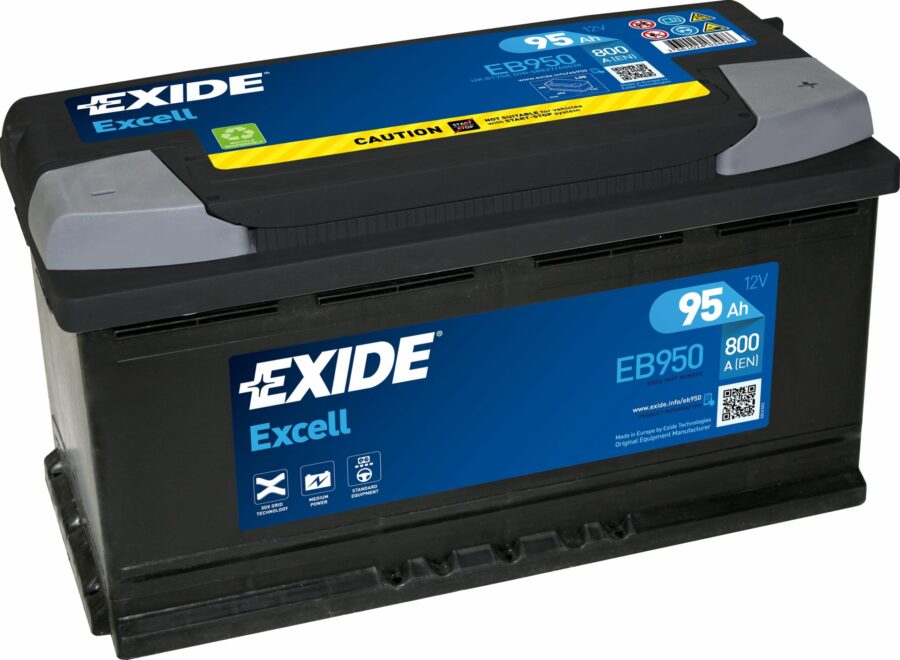 Akumulators EXIDE EXCELL - 12V - 95  Ah - 3661024034586